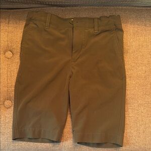 Nordstrom Brown Flat Front Shorts Classic Design